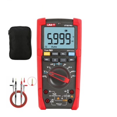 UNI-T TRMS Digital Multimeter Auto Range AC DC Volt Amp VFC Cap Tester UT15B Pro