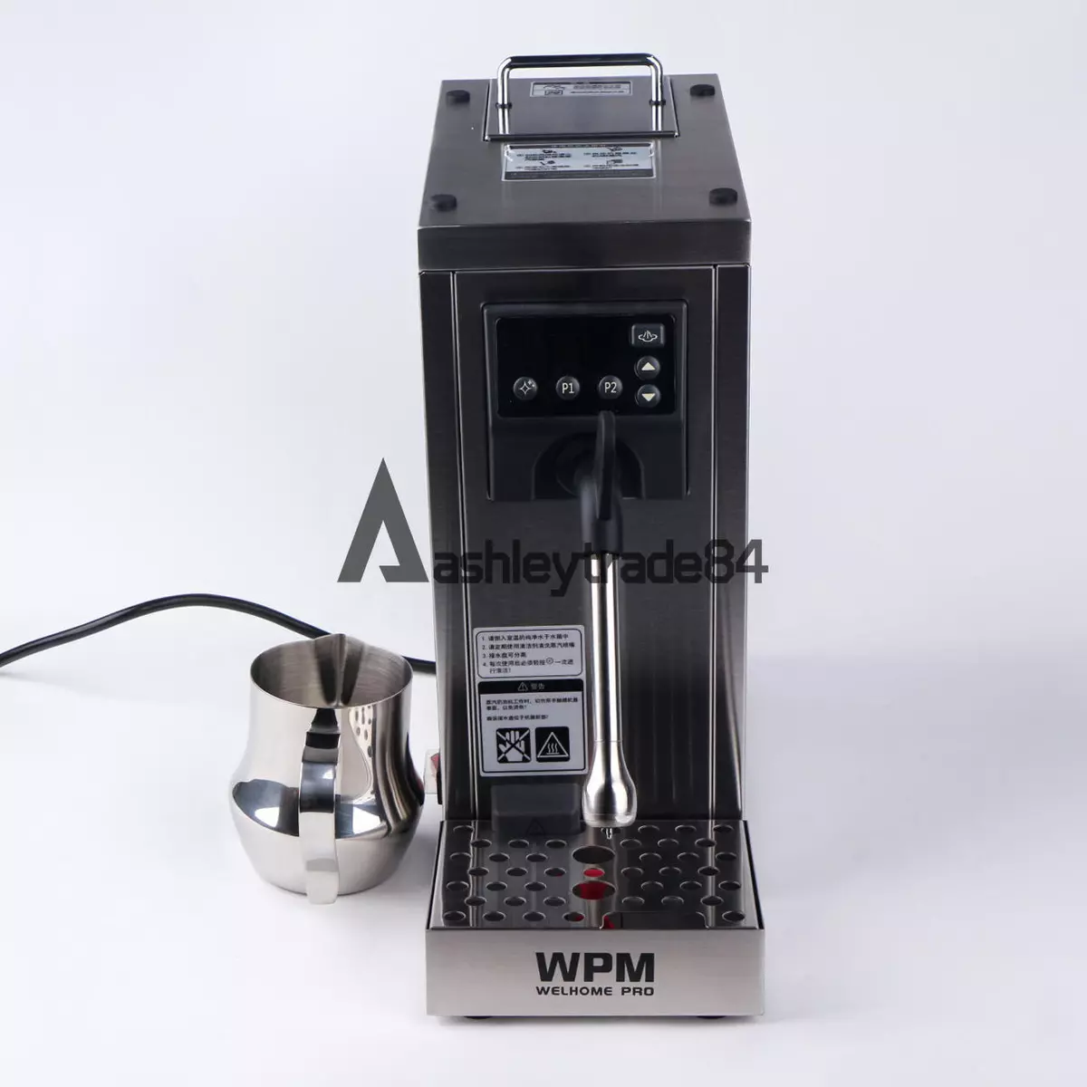 220V Commercial Auto Coffee Frother Milk Steamer Cappuccino Coffee