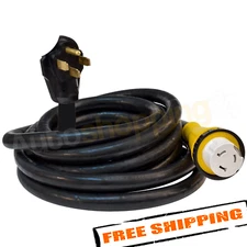 Valterra A10-5025EDBK 25' Mighty Cord 50Amp Detachable Power Cord