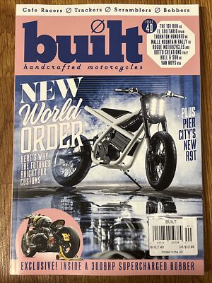 2023 BUILT HANDCRAFTED MOTORCYCLES New World Order CAFE RACERS Issue 40 BOBBER