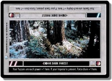 1x  Endor: Dark Forest - Rare Light Play Endor - Limited - BB