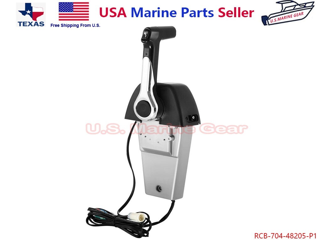 704 Remote Control Box Yamaha Outboard 704-48205-P1 Top Mounted Singe ...