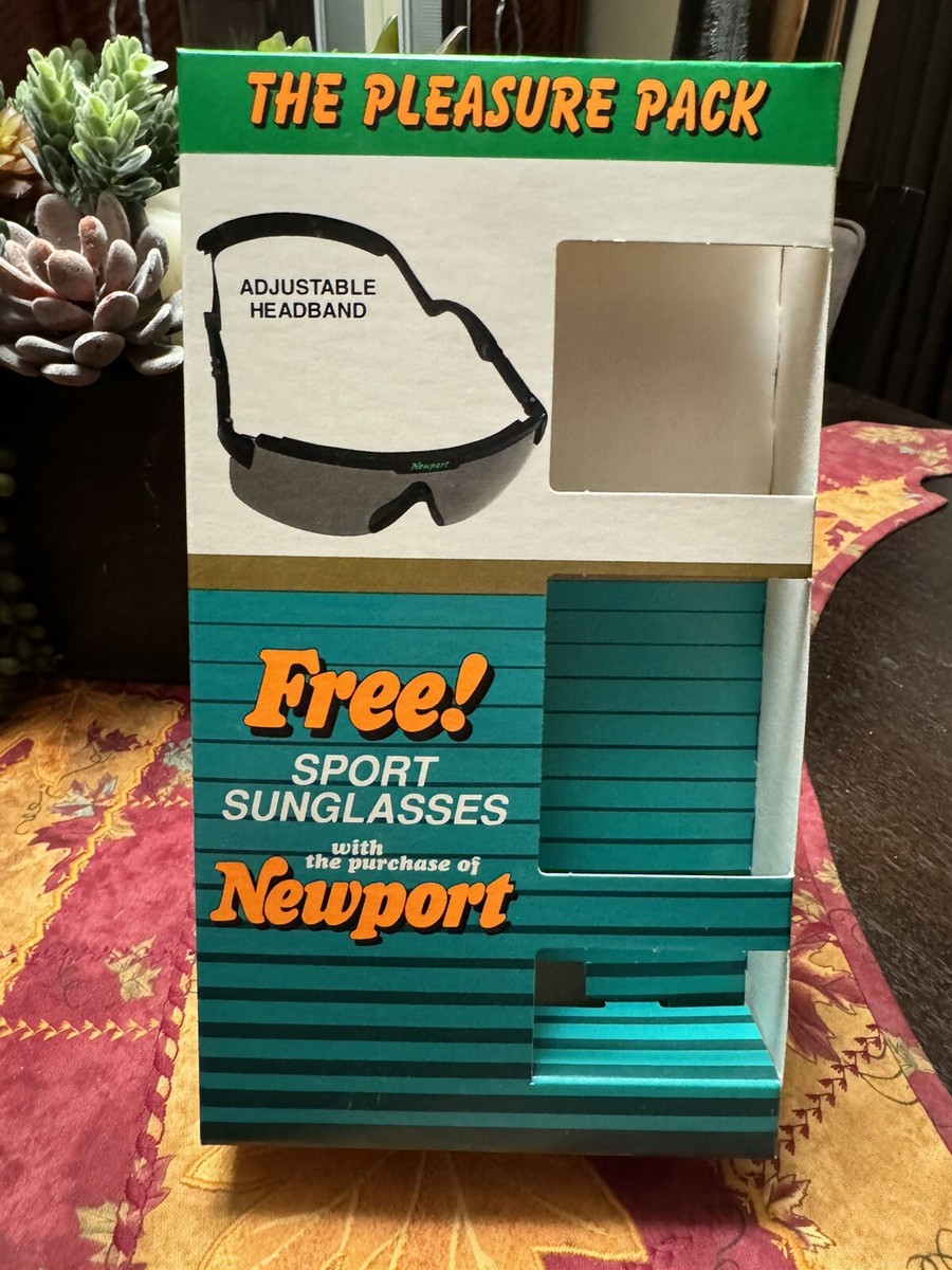 newport cigarette sunglasses Vintage Promotional NOS wire design Vintage Collectable Newport Cigarette Racing