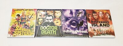 NEW Savage Sisters Dr. Death Final Option Mysterious Island Blu-ray W Slipcover