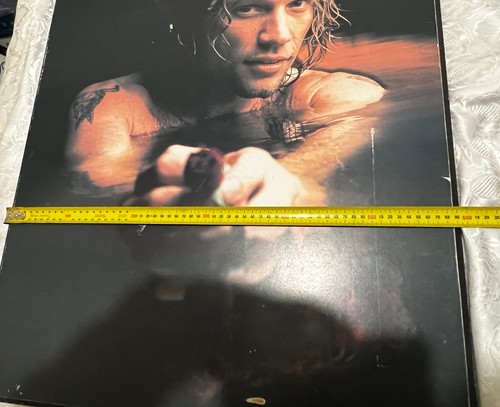 Jon Bon Jovi 1992 Keep The Faith Poster Vintage Rare Board Framed Bed Of Roses - Picture 14 of 24