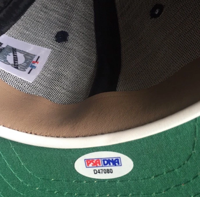 Eddie Mathews Rookie Signed Milwaukee Braves Hat Cap Hof 78 Mint 10 Auto Psa COA - Image 3 of 4