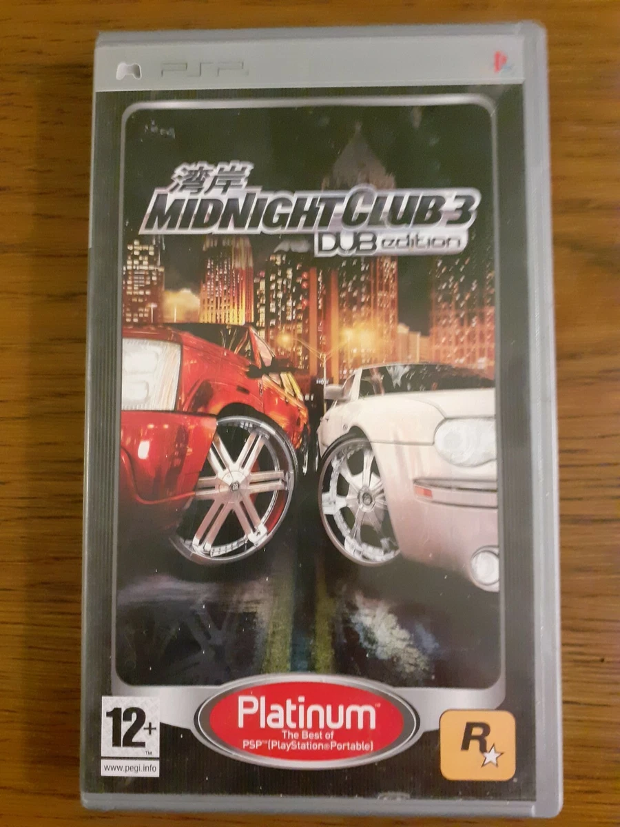 JOGO PSP MIDNIGHT CLUB 3 - USADO