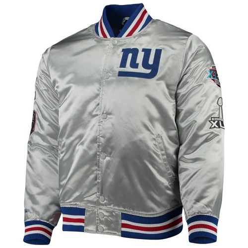 new york giants mitchell and ness jacket