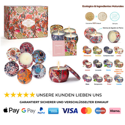 Duftkerzen Geschenkset 12 Stück 2 5 OZ Aromatherapie