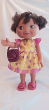 2003 Vintage 16" Dora the Explorer "Dress and Style Dora" With Backpack
