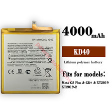 KD40 Phone battery Replacement 4000mAh For Motorola Moto G8 Plus XT2019 XT2019-2