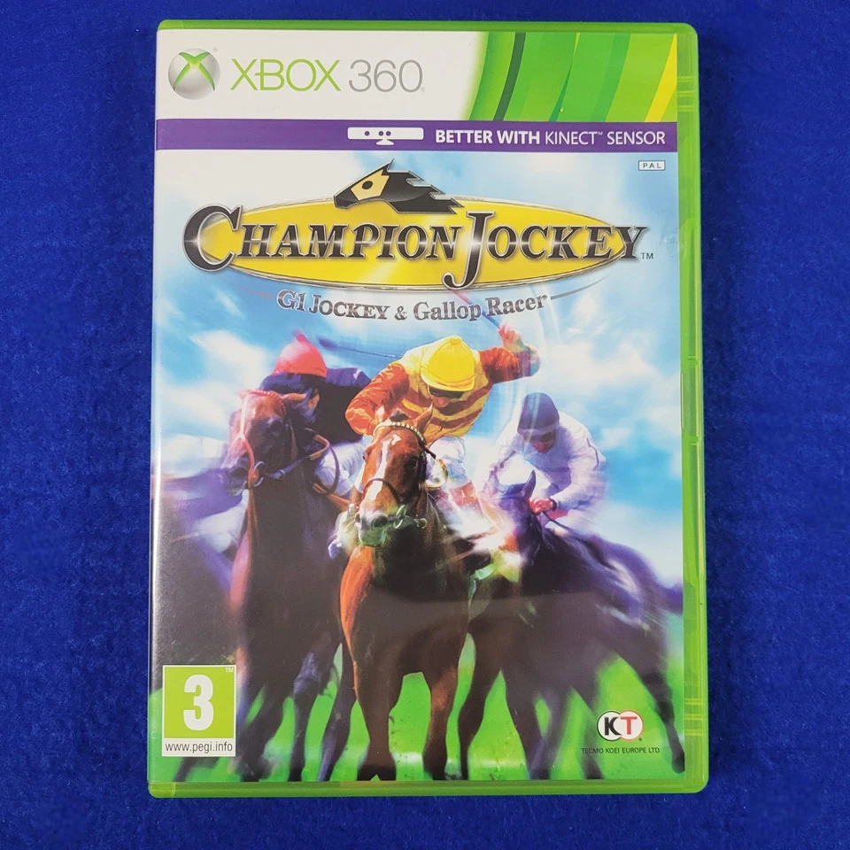 xbox 360 CHAMPION JOCKEY G1 Jockey & Gallop Racer Horse Racing PAL UK EXCLUSIVE - Image 2 of 4