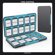 HEIYING Memory Card Case, 40 Slot Holder for 20 SD 20 Micro SD Cards