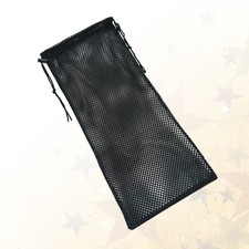 Black Diving Equipment Snorkeling Mesh Bag Ankle Flippers Storage Tote
