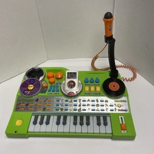 VTech KidiJamz DJ Music Studio Green Piano Keyboard MP3 Player Microphone