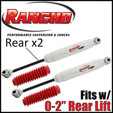 Rancho Rs5000x Rear Shock Absorbers Pair Fits 1984-85 Toyota 4runner W0-2 Lift