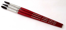 VINTAGE NEW ARTIST PAINT BRUSHES SET OF 3 M.GRUMBACHER B-OF-E N.Y.C