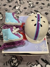 Muñeca American Girl 7 piezas patines y engranajes patines casco rodilleras en caja