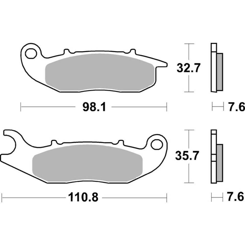 Brembo Carbon Ceramic Brake Pads Front RIEJU Marathon Pro 125 2011 - Image 28