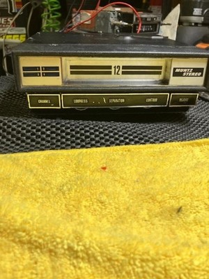 8 TRACK PLAYER MUNTZ 12 PLAY BOTH 4/8 TAPES SERVICED VIDEO