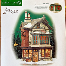 Dept 56 Dickens Village A Christmas Carol Ebenezer Scrooge's House #58490 Old St