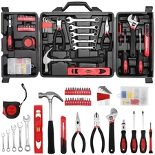 TLGREEN 147 Pieces Tool Set Kit for Home, Basic with Storage Box, Free Shipping