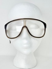 VTG Wilson Spectra 145 Safety Wrap Around Glasses Brown Carmel- T30