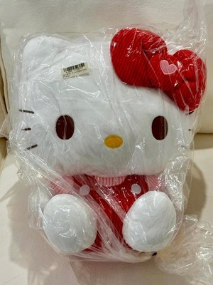 Hello Kitty Basic Pink Shirt Doll GJ 45 cm Authentic Plush (Japan)