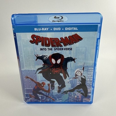 Spider-Man: Into the Spider-Verse (Blu-ray, DVD, 2 Discs 2018) No Digital