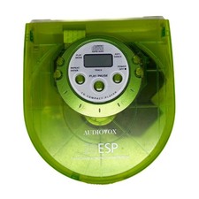 Y2K Audiovox Portable CD Player DM8801-IG - Translucent Green - UNTESTED/AS IS