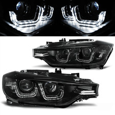 LED Tagfahrlicht Scheinwerfer Set f�r BMW F30/F31 10.2011 - 05.2015 schwarz