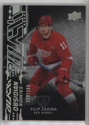 2019-20 SPx UD Black Obsidian Rookies 94/299 Filip Zadina #R-FZ RC 0dk