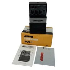 Arion SCO-1 Compressor Sustainer Stereo guitar effects pedal - BRAND NEW