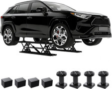 7000 Lbs Portable Car Lift - Heavy Duty Quick Jack For Cars Suvs