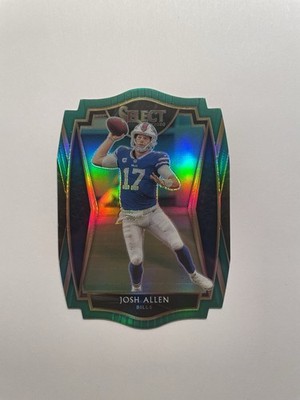 2020 Panini Select Premier Level - Josh Allen #121 - GREEN DIE CUT 3/5 (RARE)