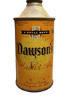 Dawson's Master Ale 12-ounce Empty Cone Top Beer Can. New Bedford, Mass (IRTP) — photo 3