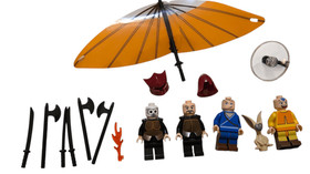 LEGO Avatar: The Last Airbender: Air Temple (3828) Aang Momo Mini Figures Glider
