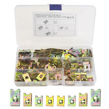 110 PCS Auto Car U Nut Clip Assortment Car Fastener Clips Speed Fastener Replace