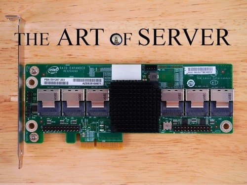 Intel RES2SV240 SAS-2 Expander 24-Port 6Gbps Expansion Adapter 254.13.00.00