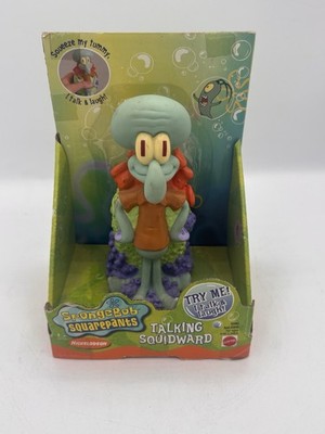 VTG New Talking & Laughing Squidward Figure - SpongeBob SquarePants Nickelodeon