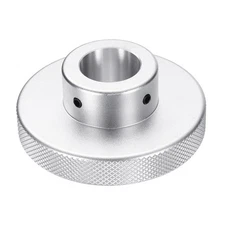 Aluminum Alloy Handwheel 80mm OD 25mm Bore Hand Wheel for Lathe, Silver New {