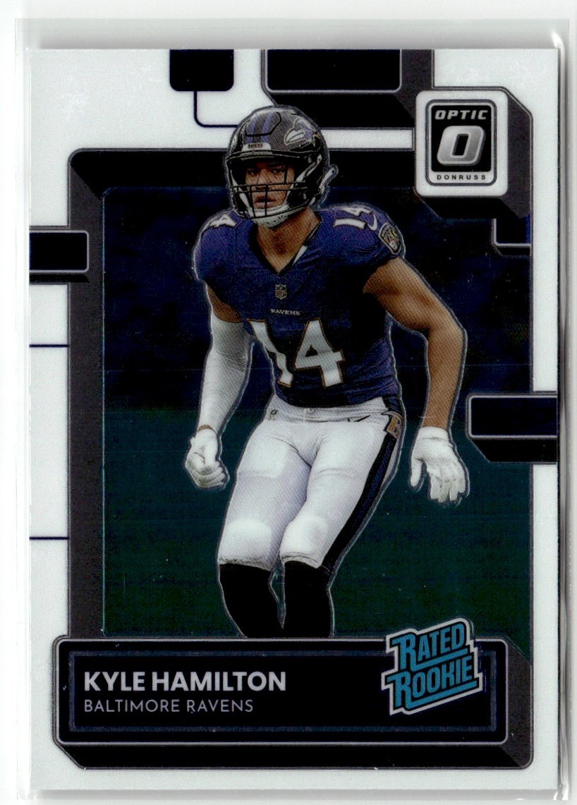 Kyle Hamilton RC 2022 Donruss Optic Rated Baltimore Ravens #238
