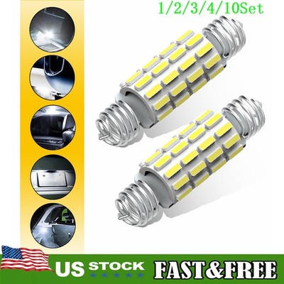 6500K White 41MM 42MM 4014 24SMD Dome Map LED Light Bulb 578 211-2 212-2 1~10Set