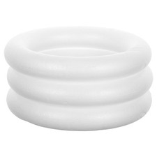 3Pcs Round Craft Foam Wreath Circles for DIY Decorations Polystyrene Foam Rings