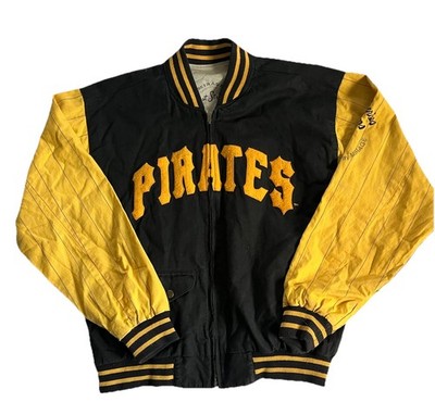Pittsburgh Pirates Mirage Cooperstown Collection Bomber Jacket Medium Reversible