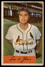 1954 Bowman #78 Sal Yvars EX Cardinals                ID:56080