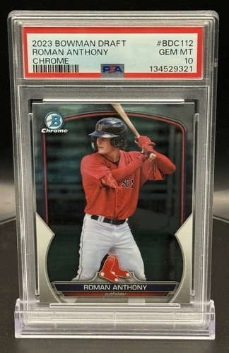 2023 Bowman Draft - Chrome ~ ROMAN ANTHONY #BDC-112 ~ PSA 10 GEM MINT ~ Red Sox