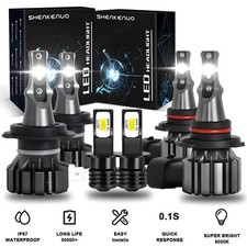 For Mazda Protege5 Base Hatchback 2002-2003 Led Headlight Hilo Fog Light Bulbs For Mazda Protege5 Base Hatchback 2002-2003 Led Headlight Hilo Fog Light Bulbs