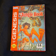 Virgin Disney's The Jungle Book Sega Genesis Game Complete w/ Box & Cartridge