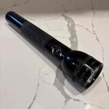 Maglite 3 D-Cell Flashlight 12  Black Untested/Flawed Read Description AS IS